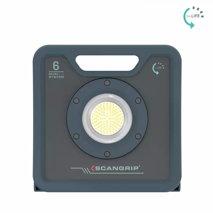 Työvalaisin led nova 6k c+r ladat.+5 m kaapeli ip67 6000 lm, scangrip - Johdolliset työmaavalaisimet - 503-03-6205SNGP - 1