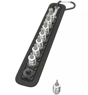Belt A 2 Zyklop In-Hex-Plus bit socket set with holding function, 1/4" drive - Hylsysarjat - 503-05003881001WER - 1