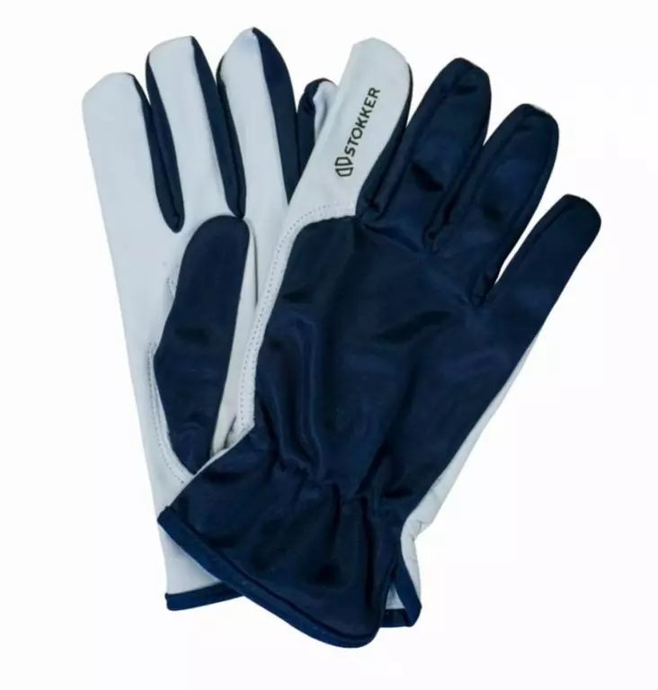 Käsineet, vuohennahka, nylon selkä 9, stokker - Nahkakäsineet - 503-201-9STOKKER - 1