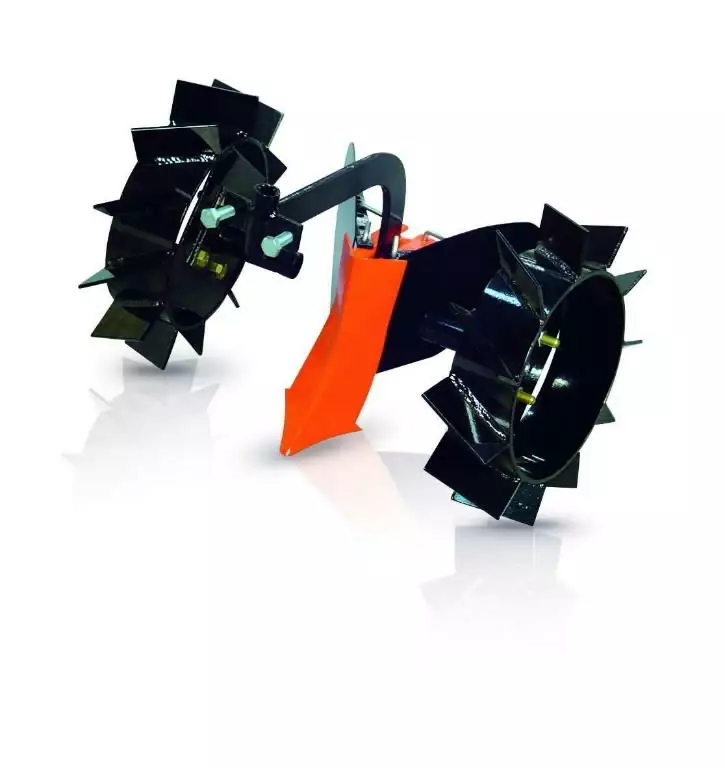 Kit ridger + metal wheels, dormak - Puutarhajyrsimet - 503-2001000DOR - 1