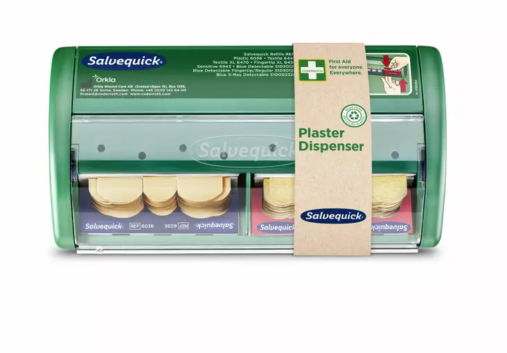 Laastariautomaatti, salvequick, 6036+6444, cederroth - Ensiaputarvikkeet - 503-490700CEDER - 1