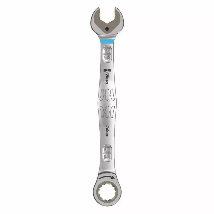 Räikkälenkki- ja kiintoavain imperial 11/16"x235, wera - Lenkki- ja kiintolenkkiavaimet - 503-05073286001WER - 1
