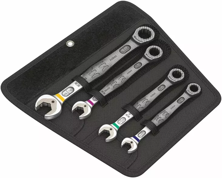 Räikkälenkki- ja kiintoavainkomplekti, tuumakoko 4pcs, wera - Lenkki- ja kiintolenkkiavaimet - 503-05073295001WER - 1