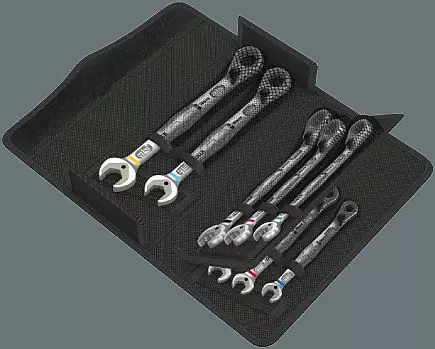 Räikkälenkki- ja kiintoavainkomplekti, tuumakoko 8pcs, wera - Lenkki- ja kiintolenkkiavaimet - 503-05020093001WER - 1