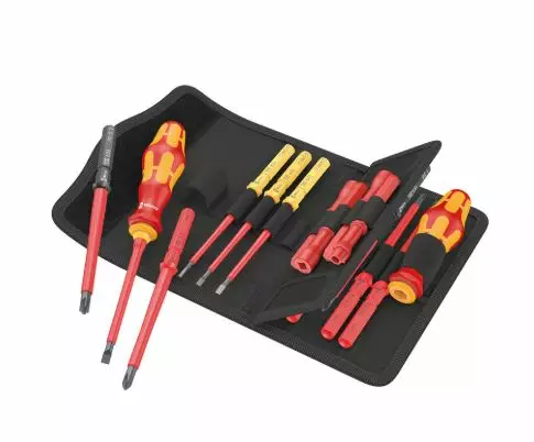 Screwdriver set kraftform kompakt vde 18 universal 2, wera - Ruuvimeisselit - 503-05006614001WER - 1