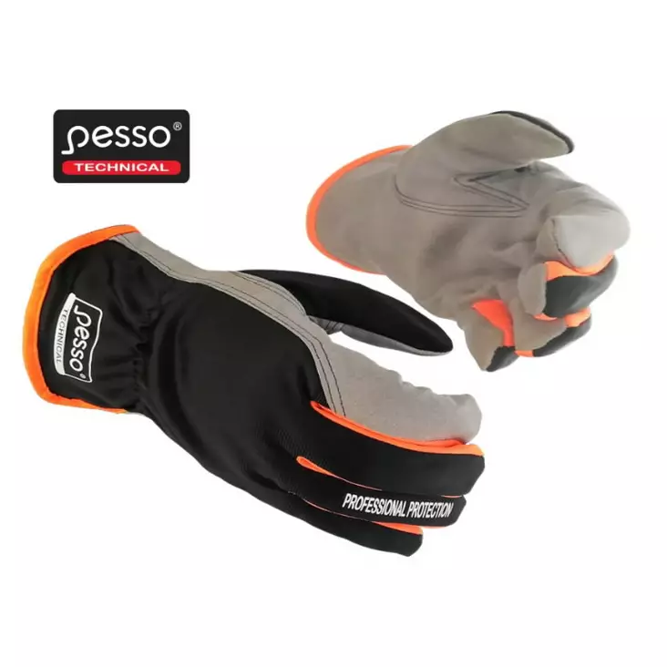 Working gloves brista, synthetic leather 10, pesso - Keinonahkakäsineet - 503-BRISTA-10OTHER - 1