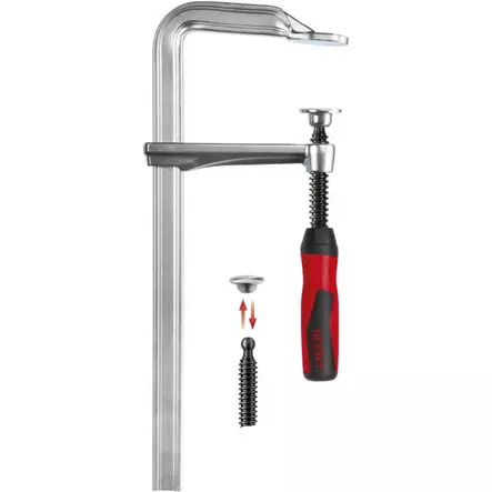 All-steel screw clamp gz-k 6000n 1250x120mm, bessey - Liimapuristimet - 503-GZ125KBES - 1