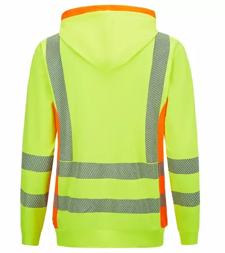 Huomiocollegepaita fl08 cl2, keltainen/oranssi 2xl, pesso - Hi-Vis Fleecetakit, puserot ja hupparit - 503-FL08HV-2XLPESS - 2