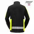 Huomiocollegepaita fl06, musta/keltainen 2xl, pesso - Hi-Vis Fleecetakit, puserot ja hupparit - 503-FL06-B-2XLPESS - 2