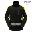 Huomiocollegepaita fl06, musta/keltainen 2xl, pesso - Hi-Vis Fleecetakit, puserot ja hupparit - 503-FL06-B-2XLPESS - 1