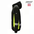 Huppari jersey_hv huomioväri, musta/keltainen l, pesso - Hi-Vis Fleecetakit, puserot ja hupparit - 503-JERSEY-HV-LPES - 4