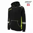 Huppari jersey_hv huomioväri, musta/keltainen l, pesso - Hi-Vis Fleecetakit, puserot ja hupparit - 503-JERSEY-HV-LPES - 1