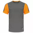 T-shirt breeze, grey/orange m, pesso - T-paidat ja pikeepaidat - 503-MP205-OR-MPESS - 1