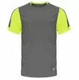 T-shirt breeze, grey/yellow xl, pesso - T-paidat ja pikeepaidat - 503-MP205-G-XLPESS - 1