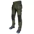 Työhousut riipputaskuilla jupiter slim fir, vihrea c54, pesso - Työhousut - 503-KD175Z-C54PESS - 1