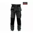 Työhousut riipputaskuilla kdp110p, harmaa/musta c48, pesso - Työhousut - 503-KDP110P-C48PES - 1