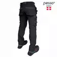 Työhousut riipputaskuilla taurus stretch, musta c54, pesso - Työhousut - 503-KD165B-C54PESS - 2