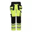 Työhousut riipputaskuilla uranus flexpro huomioväri cl2, kel c44, pesso - Hi-Vis työhousut - 503-KD135G-C44PESS - 6
