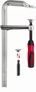 All-steel screw clamp gz 6000n 400x120mm, bessey - Liimapuristimet - 503-GZ40-12BES - 1