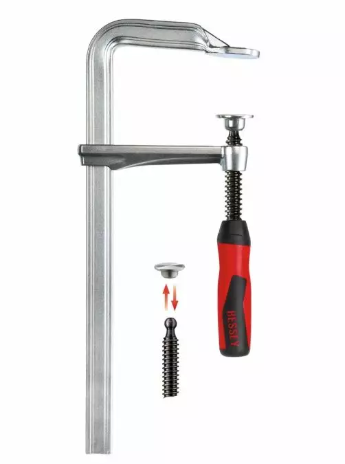 All-steel srew clamp 300/120mm gz-kg, bessey - Liimapuristimet - 503-GZ30-12KGBES - 1