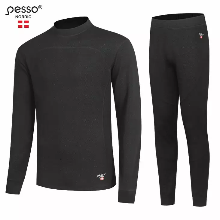 Aluskerrasto merino80, musta 2xl, pesso - Alusasut ja kerrastot - 503-MERINO802XLPES - 1