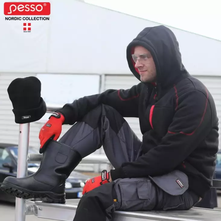 Collegepaita portland, musta l, pesso - Fleecetakit, puserot ja hupparit - 503-PORTLANDJLPESS - 1
