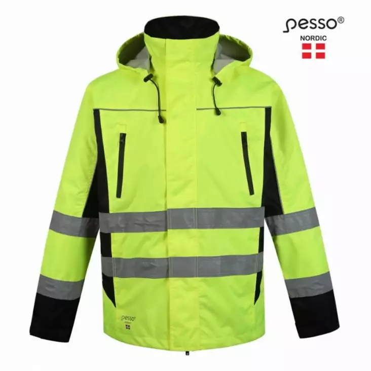 Kuoritakki denver, huomioväri cl2, keltainen/musta xl, pesso - Hi-Vis työtakit - 503-DENVER-G-XLPES - 1