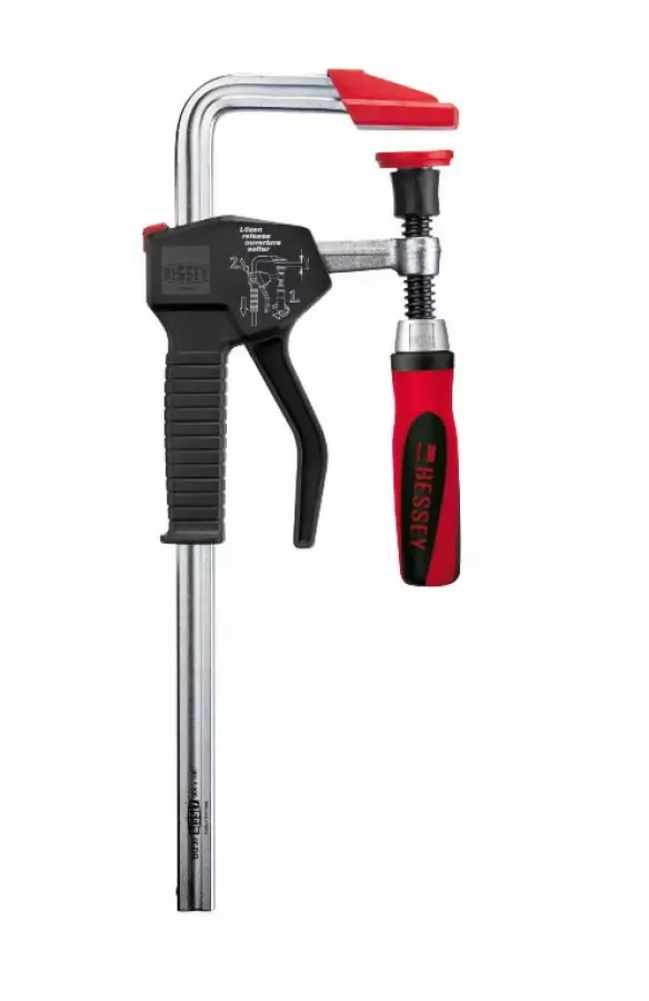 One-handed clamp ehz 300x100mm, bessey - Liimapuristimet - 503-EHZ30-2KBES - 1