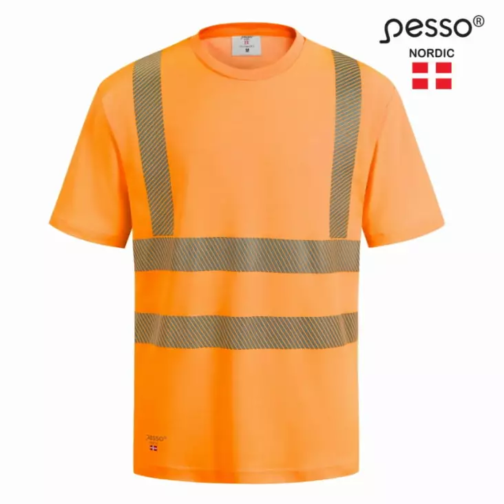 T-paita hvmcot huomioväri cl2, oranssi m, pesso - Hi-Vis T-paidat ja puserot - 503-HVMCOT-ORMPESS - 1