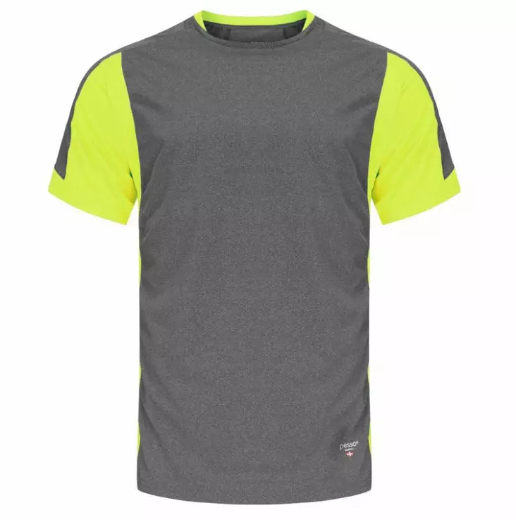 T-shirt breeze, grey/yellow xl, pesso - T-paidat ja pikeepaidat - 503-MP205-G-XLPESS - 1