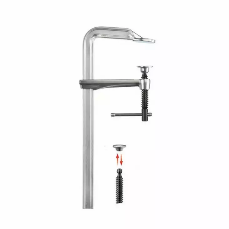 Teraspitskruvi gzk t 6000n 160x80mm, bessey - Liimapuristimet - 503-GZ16KBES - 1