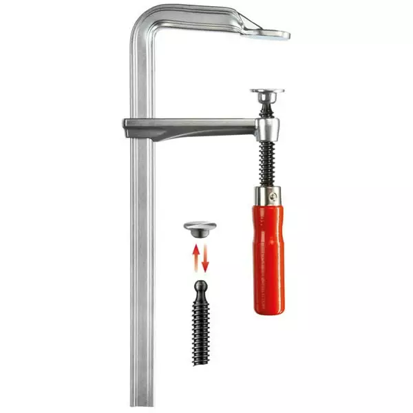 Teräspuristin gz 6000n 100x60mm, bessey - Liimapuristimet - 503-GZ10BES - 1