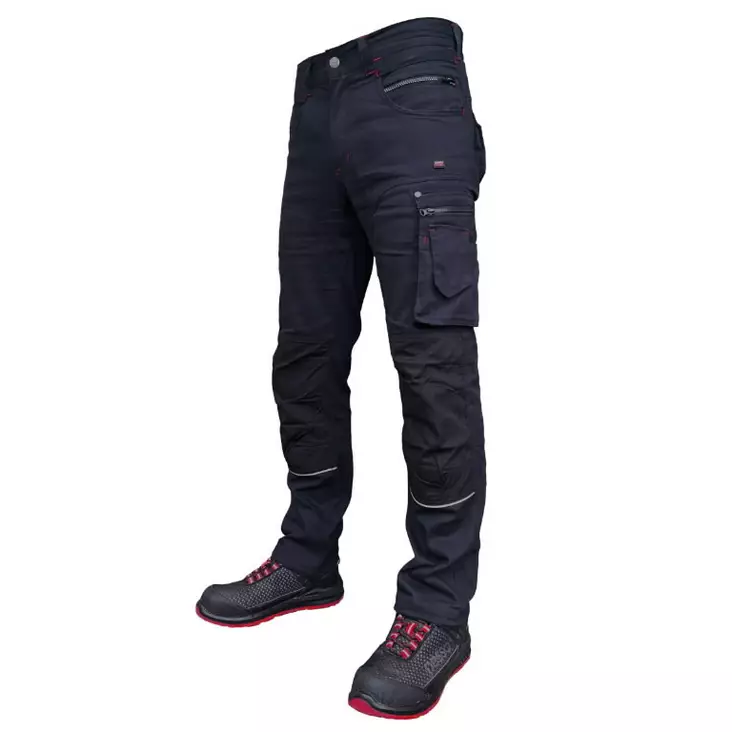 Työhousut kd215m, stretch, tummansininen c48, pesso - Työhousut - 503-KD215M-C48PESS - 1