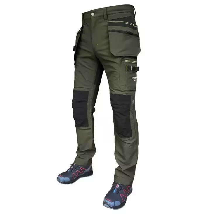Työhousut riipputaskuilla jupiter slim fir, vihrea c54, pesso - Työhousut - 503-KD175Z-C54PESS - 1