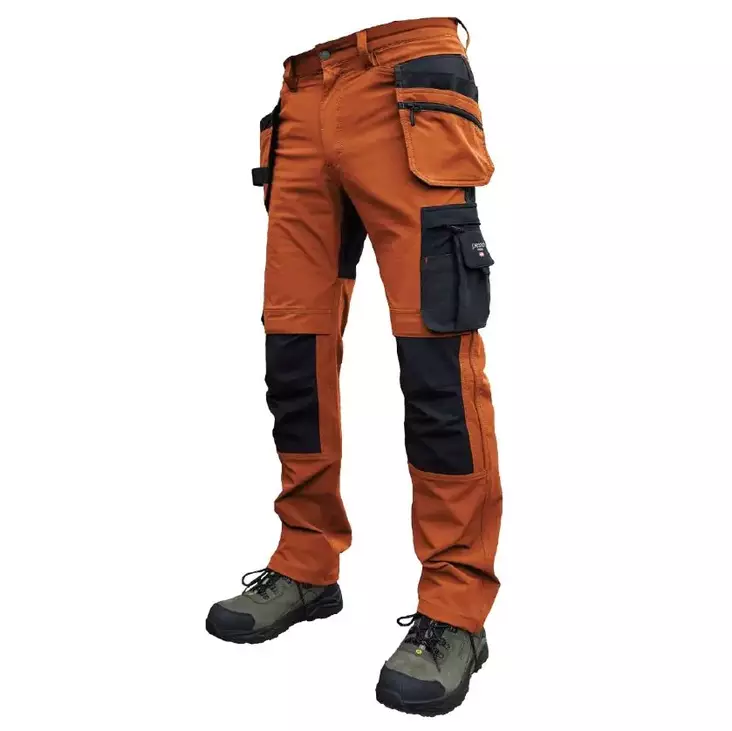 Työhousut riipputaskuilla Nexus Stretch, ruskea C54, Pesso - Työhousut - 503-KD185BR-C54PES - 1