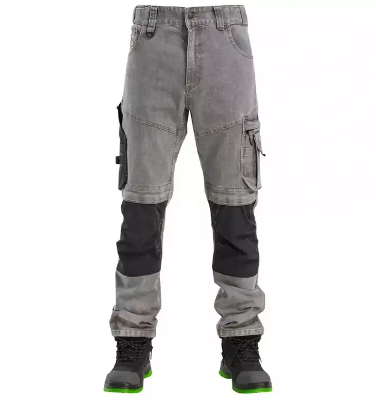 Work jeans KD155, grey L, Pesso - Työhousut - 503-KD155GREY-LPES - 1