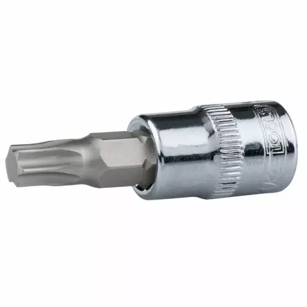 1/4" chrome+-kärkihylsy, torx t6, ks tools - Hylsyt ja voimahylsyt - 503-918-2407KST - 1