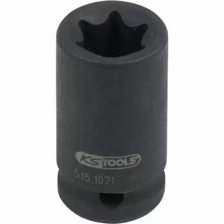 1/4 tuuman torx-e-voimahylsy, lyhyt e11, ks tools - Hylsyt ja voimahylsyt - 503-515-1071KST - 1