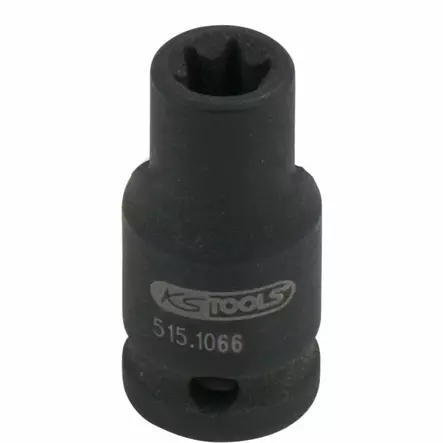1/4 tuuman torx-e-voimahylsy, lyhyt e6, ks tools - Hylsyt ja voimahylsyt - 503-515-1066KST - 1