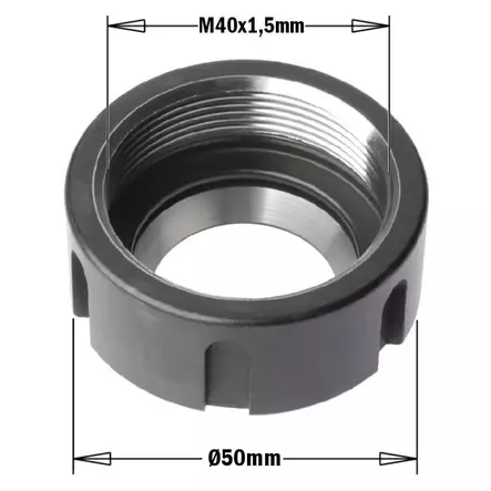 Clamping nut for 183.000/100/200/250/300/400 rh, cmt - Tarvikevaraosat-503 - 503-992-183-01CMT - 1