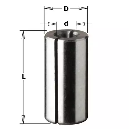 Holkki d=6,35 d=8 l=25, cmt - Yläjyrsimen terät - 503-799-064-00CMT - 1