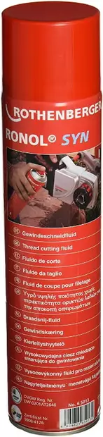 Kierteytysöljy synteettinen 600 ml spray ronol syn, rothenberger - Erikoiskemikaalit - 503-65013ROT - 1