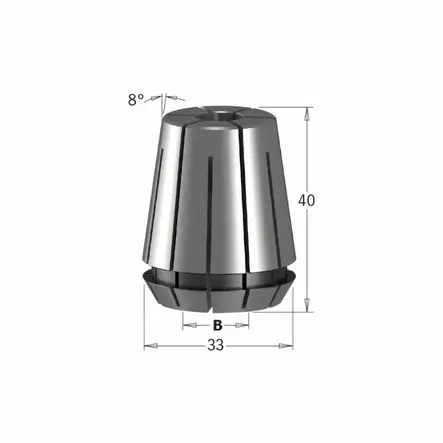 Precision collet er32 19mm, cmt - Tarvikevaraosat-503 - 503-184-200-00CMT - 1