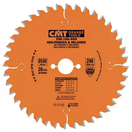 Saw blade non-ferrous metal industrial line hw 225x2,8/2,2x30mm z64 a=-6° b=tcg, cmt - Pyörösahanterät metallille - 503-296-225-64MCMT - 1