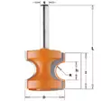 Pyöristysterä r4,75 x 25,4 mm, cmt - Yläjyrsimen terät - 503-954-003-11CMT - 1