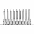 1/2´´ chromeplus-kärkihylsysarja torx, pitkä, 9-os t20-t60, ks tools - Hylsysarjat - 503-918-1317KST - 1