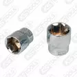 1/2" kuusikulmainen hylsy chrome+ 1", ks tools - Hylsyt ja voimahylsyt - 503-918-1312KST - 1