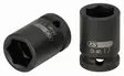 1/2" kuusiokulmavoimahylsy, lyhyt 20mm, ks tools - Hylsyt ja voimahylsyt - 503-515-1020-EKST - 1