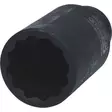 1/2" tuuman 12-kulmainen voimahylsy, pitkä 30 mm, ks tools - Hylsyt ja voimahylsyt - 503-515-0976KST - 1