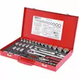 1/4"+1/2" hylsyavainsarja 52pcs, ks tools - Hylsysarjat - 503-917-4052KST - 2